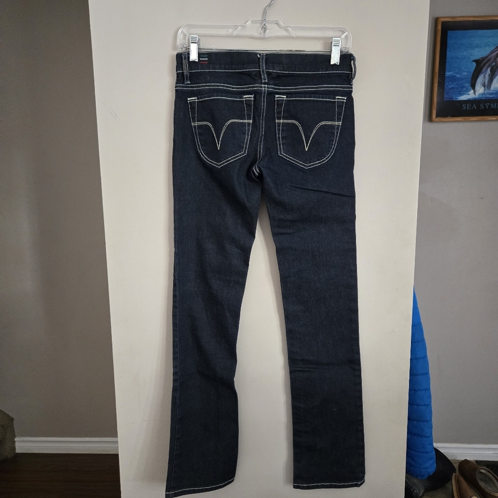 Diesel Liv Dark Straight Leg Women Jeans 26 X 30 YTK Pants